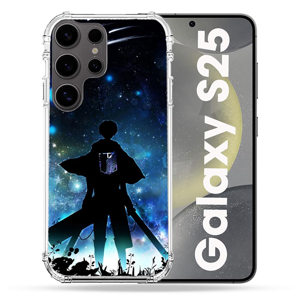 Cokitec Reinforced Case for Samsung Galaxy S25 Manga Attack Titans Levi