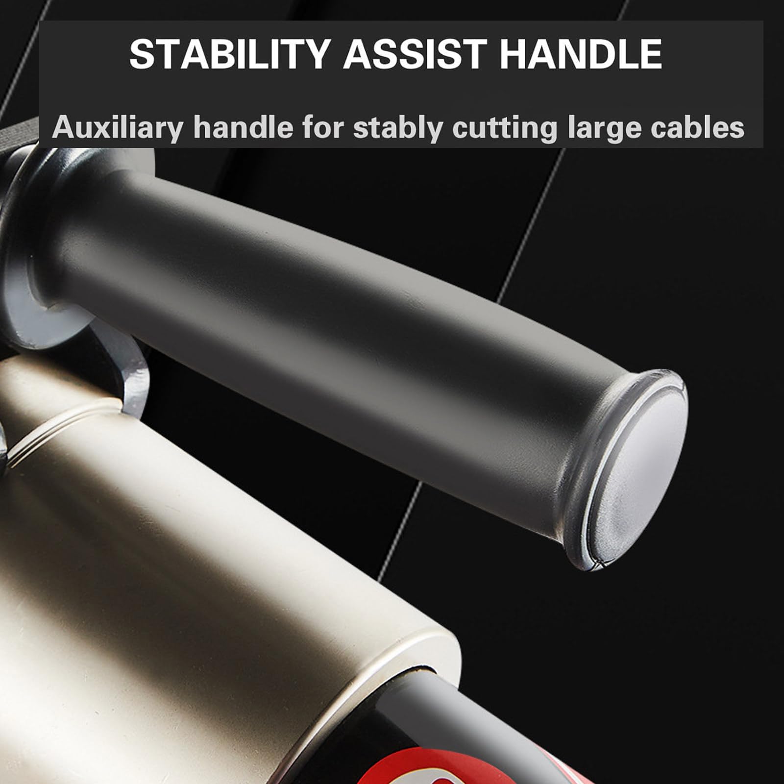 Cortacables Hidráulico Inalámbrico, 18V Herramienta De Corte Eléctrica Con Carraca, Capacidad 40/55/85/105mm Cables Cobre Aluminio Armados, Hoja De Acero Aleado Resistente Con Maletín EZ-40