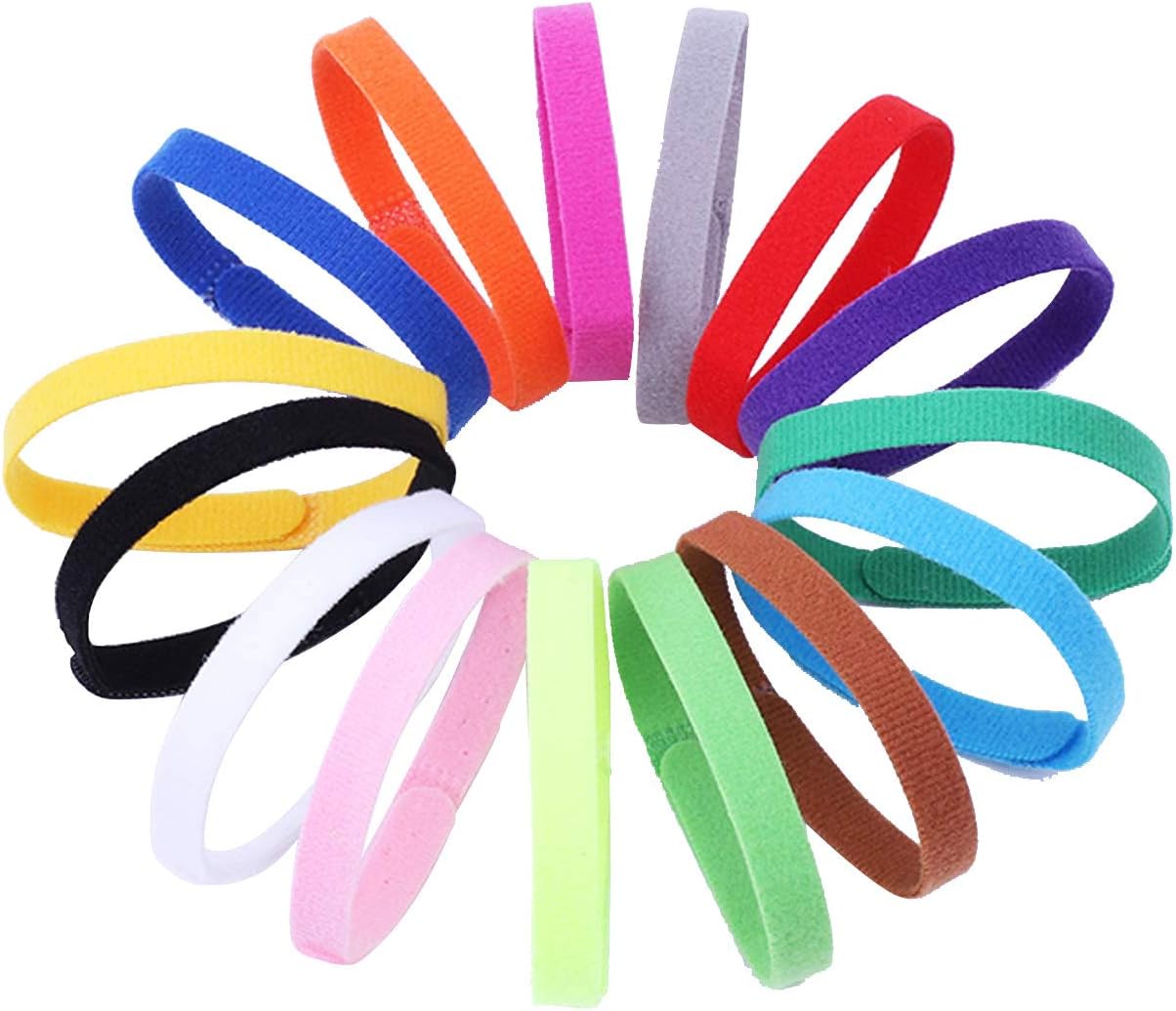 15 Collares para Cachorros, Ajustables y Reutilizables, Multicolor, Nailon
