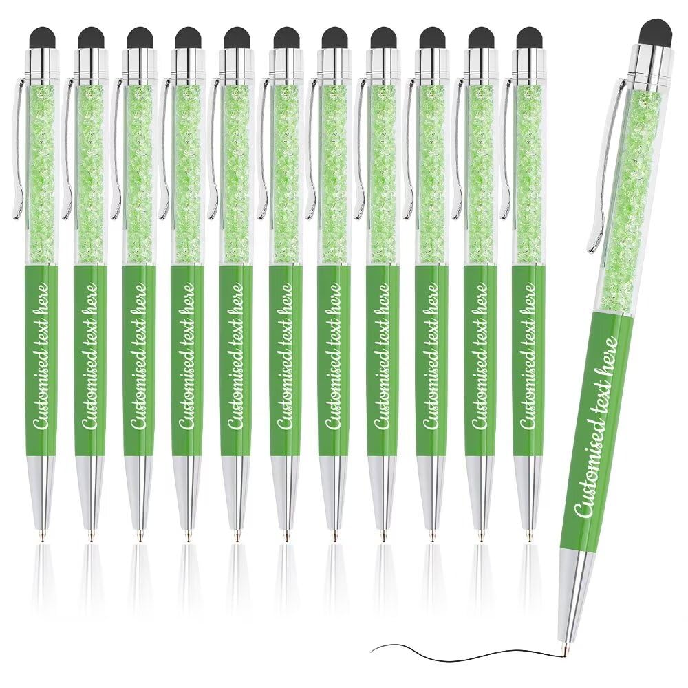 Personalized Custom Ballpoint Pens,Free Engraved Name and Phone Messages,Bulk Customized Office Pens,Custom Ballpoint Pen Stylus,Smooth Writing Black Ink Pens,Gift Pens for School Graduation(156pcs)