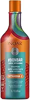 Inoar, Bombar, Shampoo Fortalecedor, Crescimento e Hidratação Diária, Biotina, Vitamina C e Blend de Manteigas, Vegano – Para Todos os Tipos de Cabelos, 1L