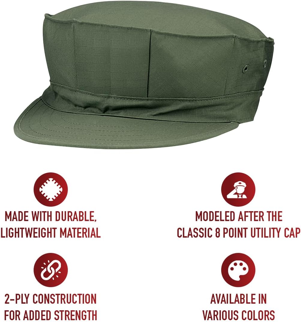 Rothco 8 Point No Emblem Cap