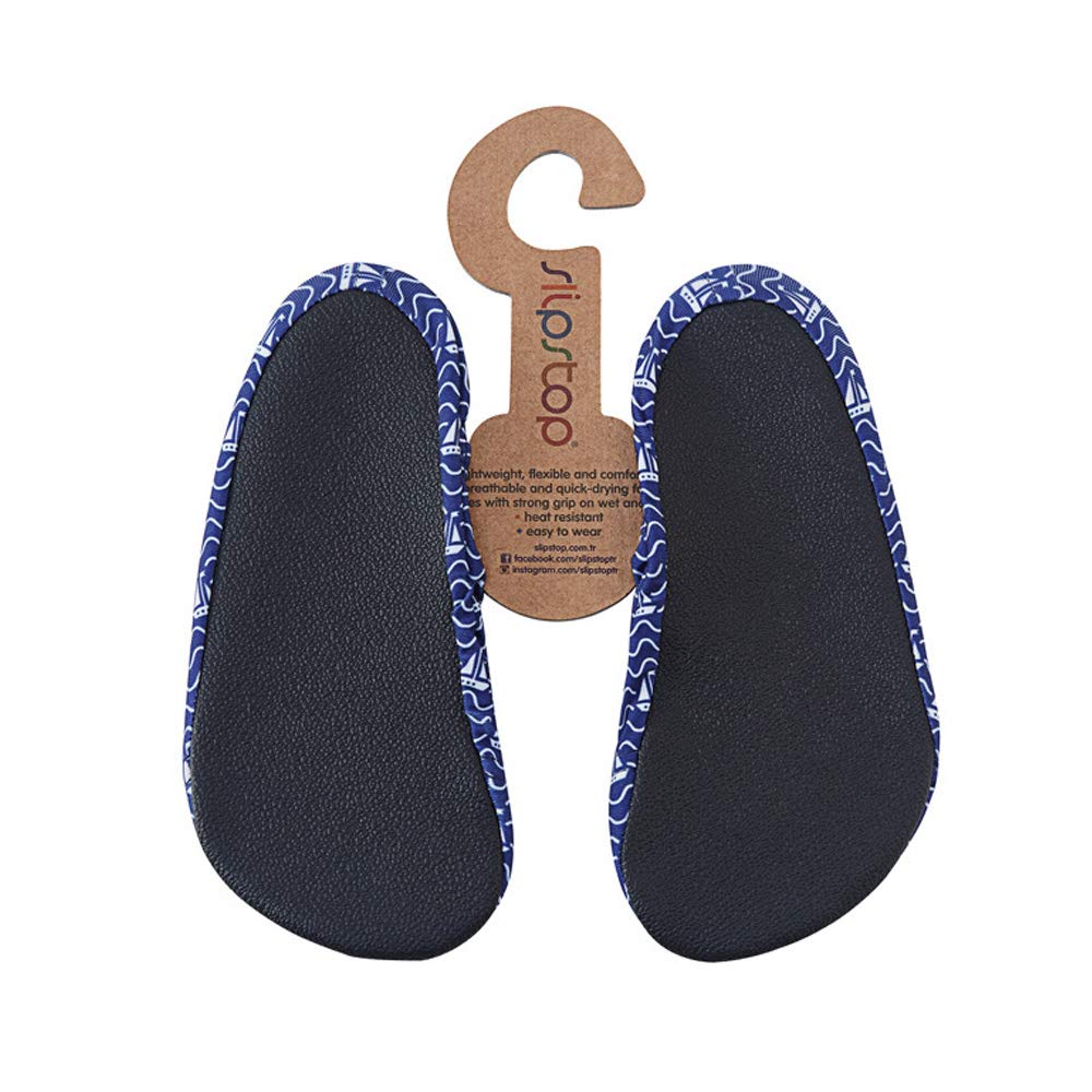Zapatillas de Playa Antideslizantes para niños, Zapatillas de Deporte, Zapatillas de baño en Azul para niños y niñas, Talla 18-20
