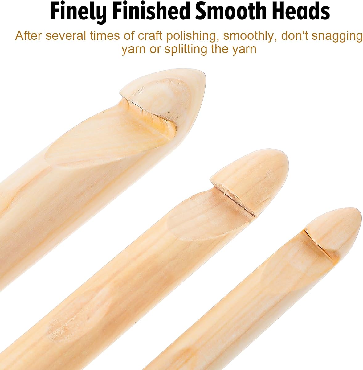 Eco-Friendly Bamboo Crochet Hook Set view 3