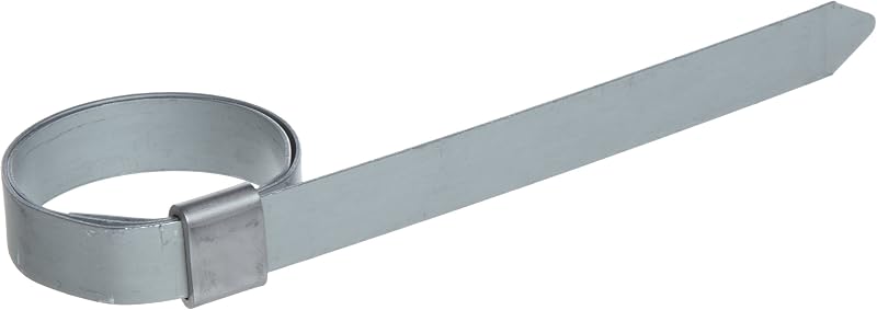 Abraçadeira BAND-IT JS3439 de aço carbono galvanizado, ID liso, 3/8 x 0,025 in – Pacote com 100 unidades