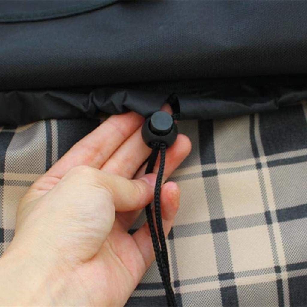 Einkaufswagen, Einkaufswagen, Faltbarer Einkaufswagen, zusammenklappbarer Wäschewagen, Ziehwagen mit Rädern, Stofftasche, Aluminiumrahmen (Farbe: Schwarz) (Blau) Vision