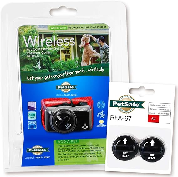 PetSafe PIF27519 Wireless Fence Dog Collar with 2 Free