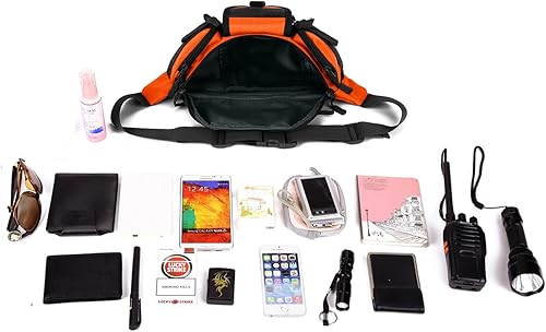 Miniatura 7 de ArcEnCiel resistente al agua Táctico Cinturón de cadera Cintura Pack Bolsa Fanny Militar Packs Bolsa para senderismo escalada al aire libre Bumbag