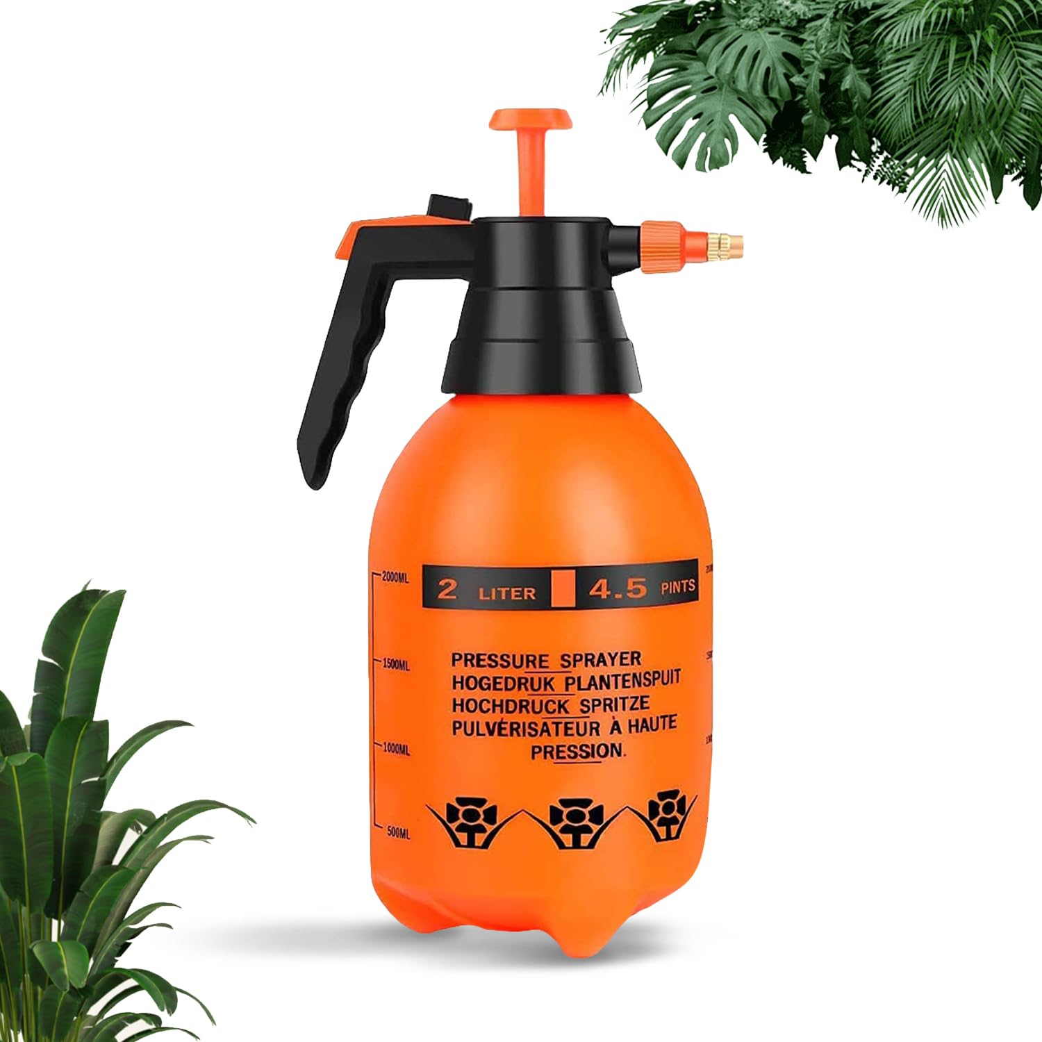 Cinagro Pressure Spray Pump (Orange 2 L), Gardening Water Pump Sprayer, Plant Water Sprayer for Home Garden, Spray Bottles for Garden Plants and Lawn, Plant Watering Can (B0CT78JBL9) Amazon Price History, Amazon Price Tracker