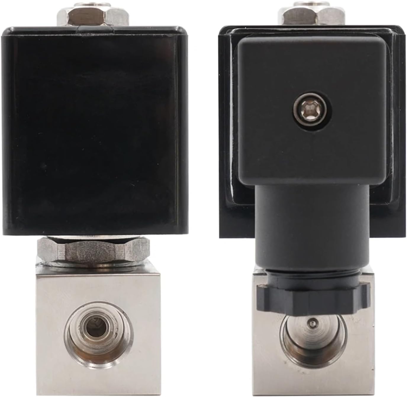 Zone Valve Solenoid Valve，304 Stainless Steel High Pressure Car Wash Solenoid Valve,0~300 Bar Normally closed or Normally open 3/8" Orifice 1-3mm G or NPT(Orifice size 2.5mm,G_DC 12V_OPEN)(G-AC 110V-C