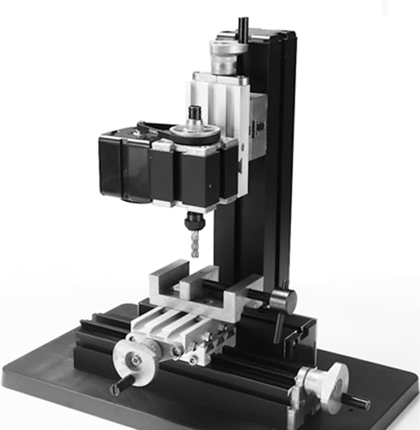 Mini Metal Lathe, X Y Z Slider Stroke Z8000M 8 In 1 24W 20000Rpm Benchtop Wood Lathe for Hobby Sience Education Modelmaking for Woodworking