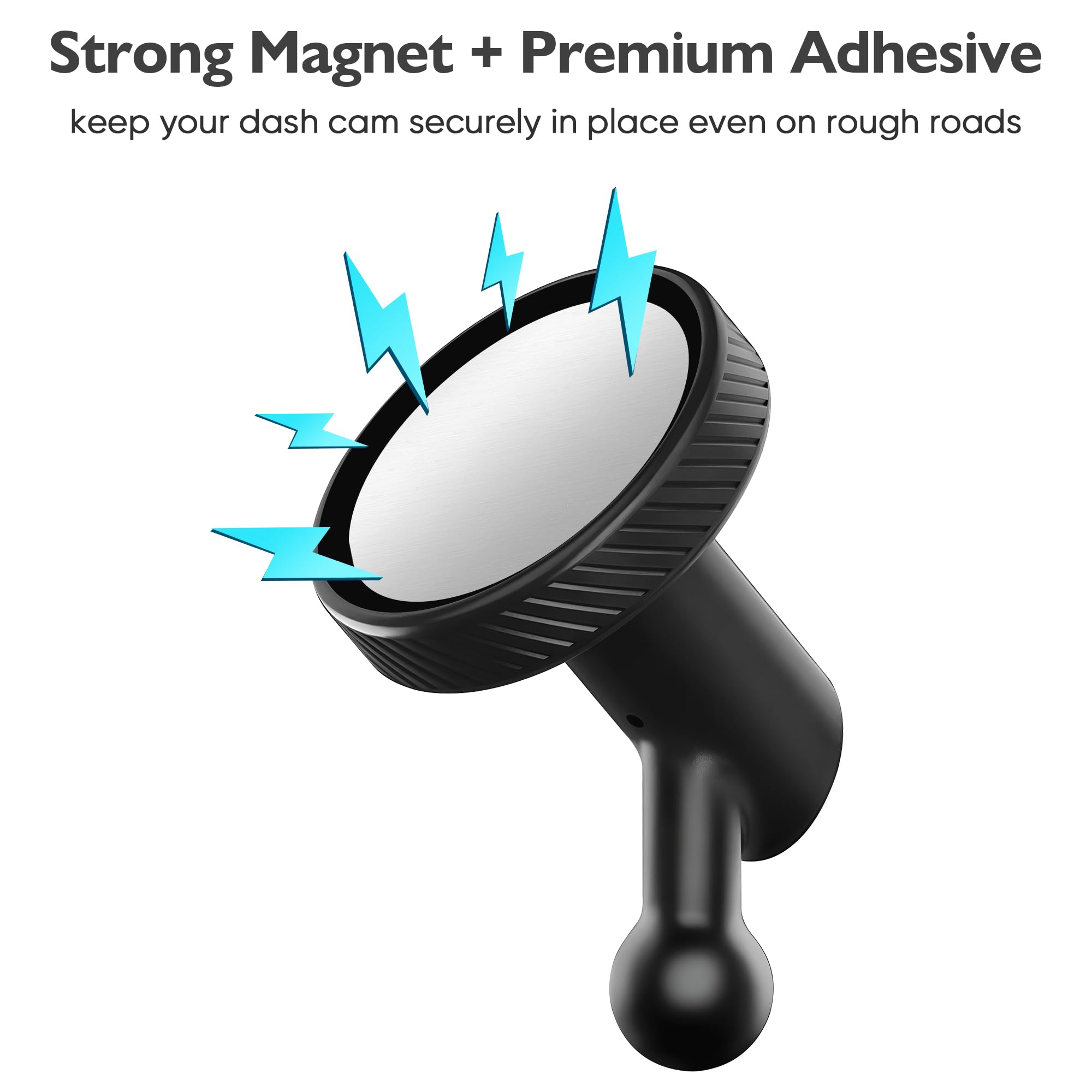 Lot 2 Supports Adhésifs Garmin Dash Cam - Compatible Mini 2/3 45-67W Tandem