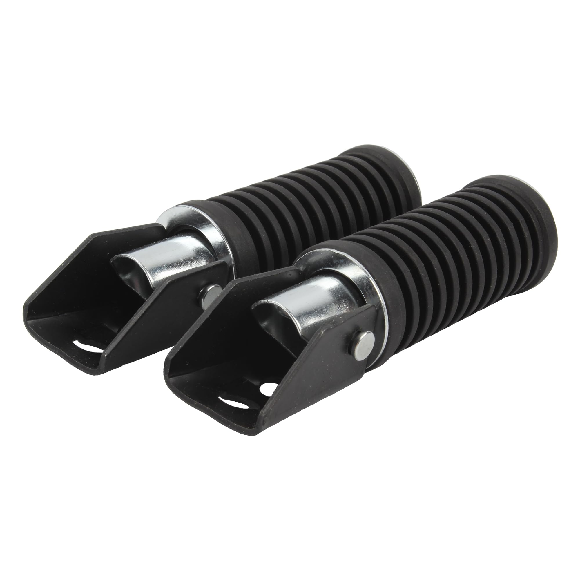 Abrazadera de montaje de estriberas para motocicle 1 par de estriberas traseras universales for motocross juego de soporte de reposapiés ajustable de ángulo(GS)