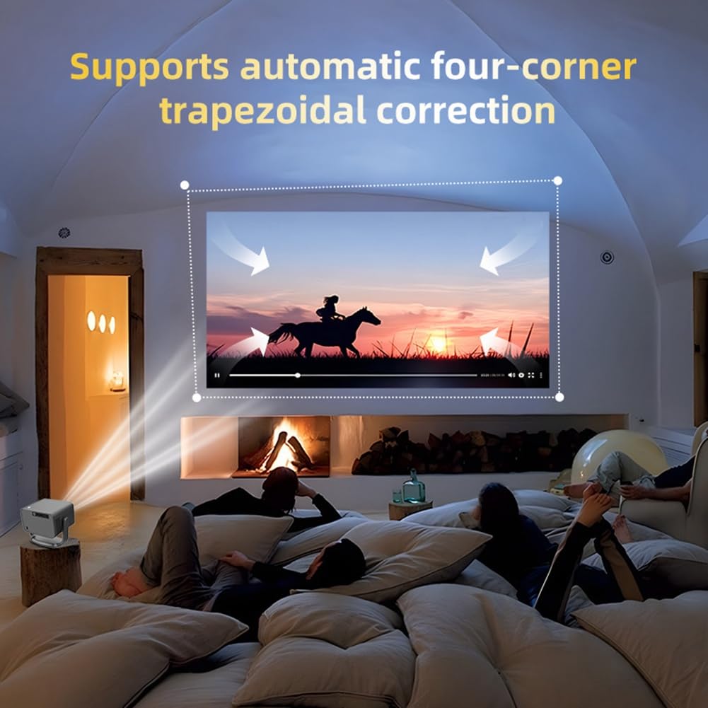 WiFi6 P20 PRO 4K Proiettore LED Android 13.0 Focus Full HD 1080p per Breamer Home Theater Proyector Plug