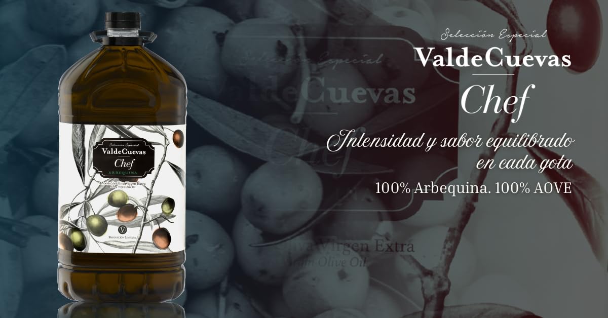 Aceite de Oliva Virgen Extra 5 litros Arbequina AOVE Valdecuevas Chef