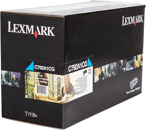 Lexmark C 792 E - Original C792A1CG - Cartouche de Toner Cyan Return Program - 6