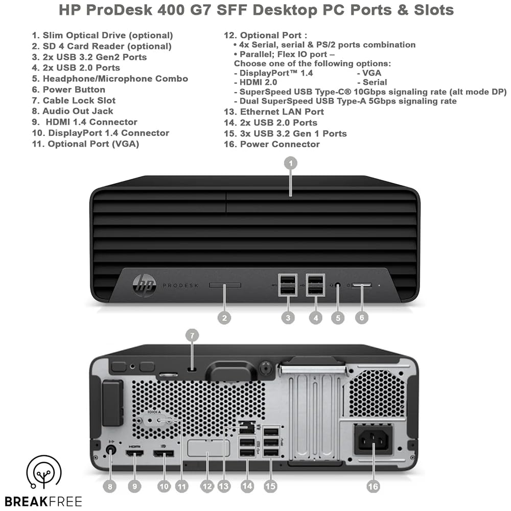 HP ProDesk 400 G7 SFF Ordenador de sobremesa, Intel Core i5-10500T