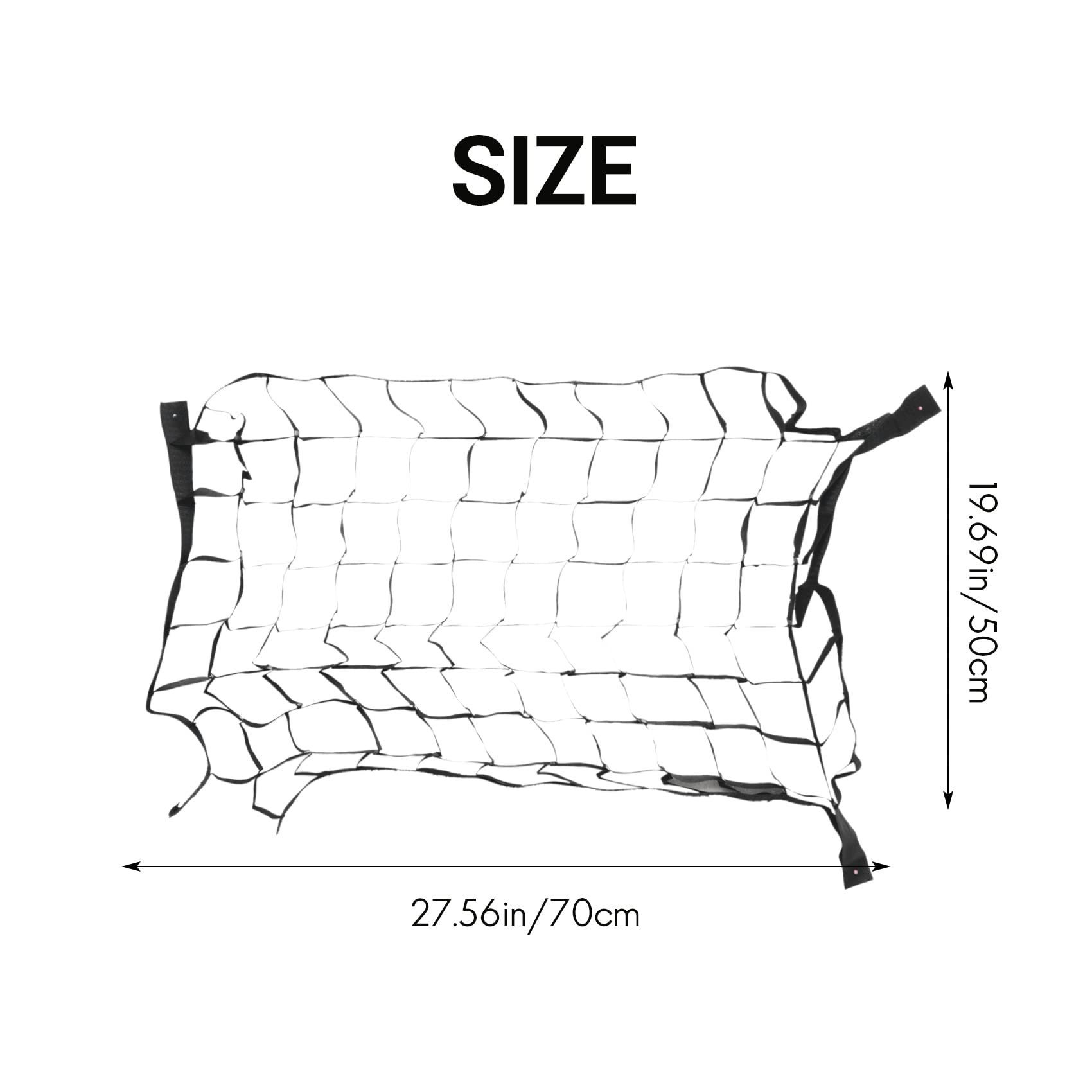 Pasuihcay Photography Honeycomb Grid for 50 * 70cm / 20 * 28inch Umbrella Softbox Studio Strobe Umbrella Softbox