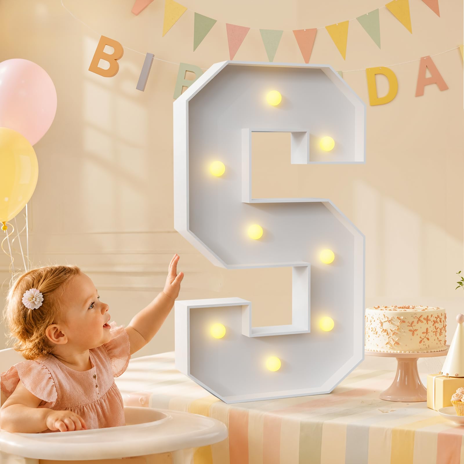 Photo 1 of 2.3FT Marquee Letters S Large Light Up Letters Cool White Big Foam Cardboard Graduations Prom Marry Me Wedding Birthday Party Decorations Backdrop Sign S