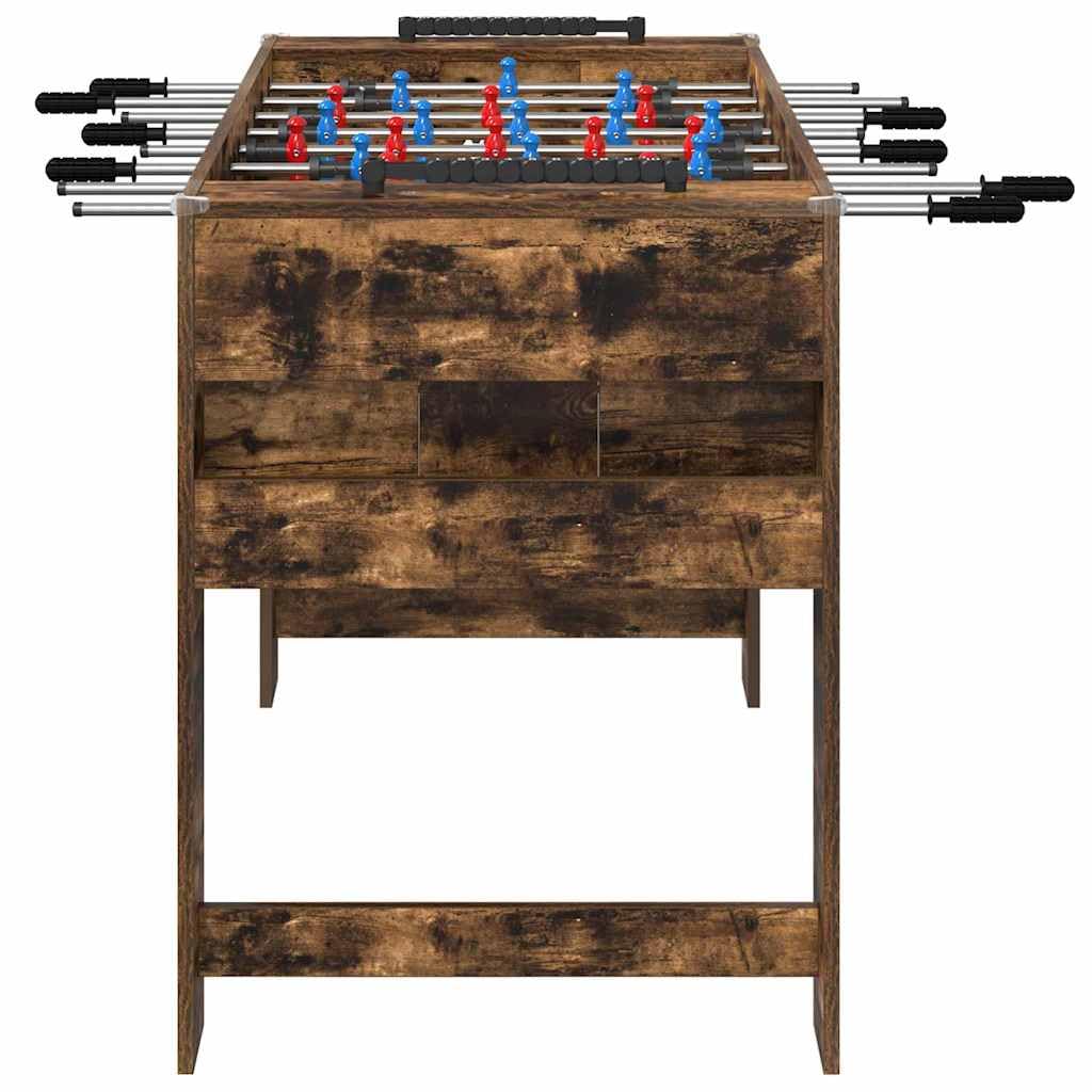Genérico Mesa de Futbolín Roble Ahumado 125 x 60,5 x 80 cm,Deportes,Juegos de Interior,Futbolín,Mesas de futbolín-858888