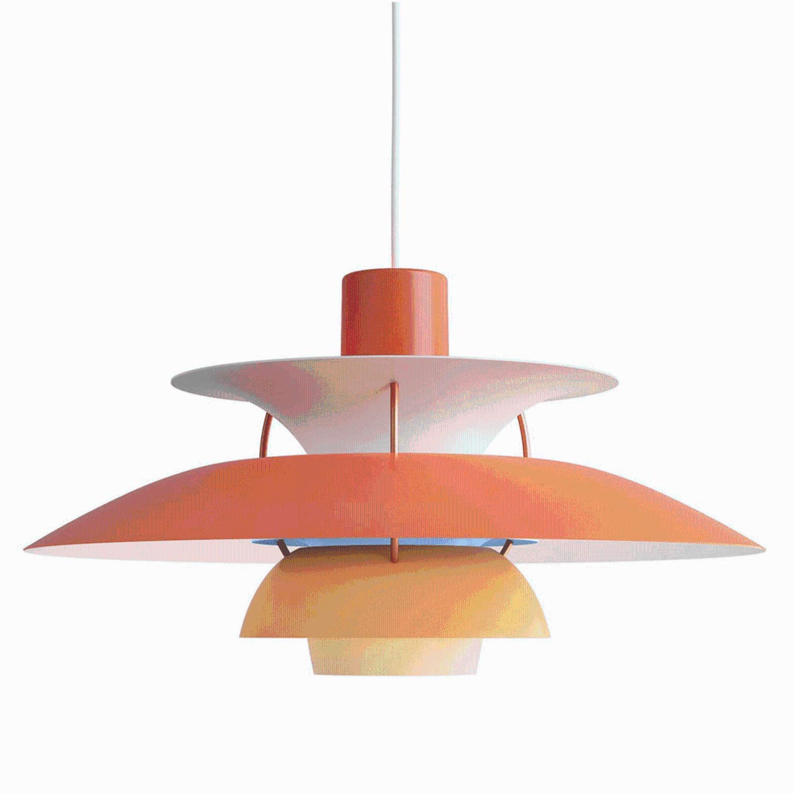 HYJAUSXB Modern Nordic PH5 Pendant LightE27 Compatible Aluminum Chandelier for Home & Restaurant Decor 50cm Stylish Lighting Fixture Contemporary Design