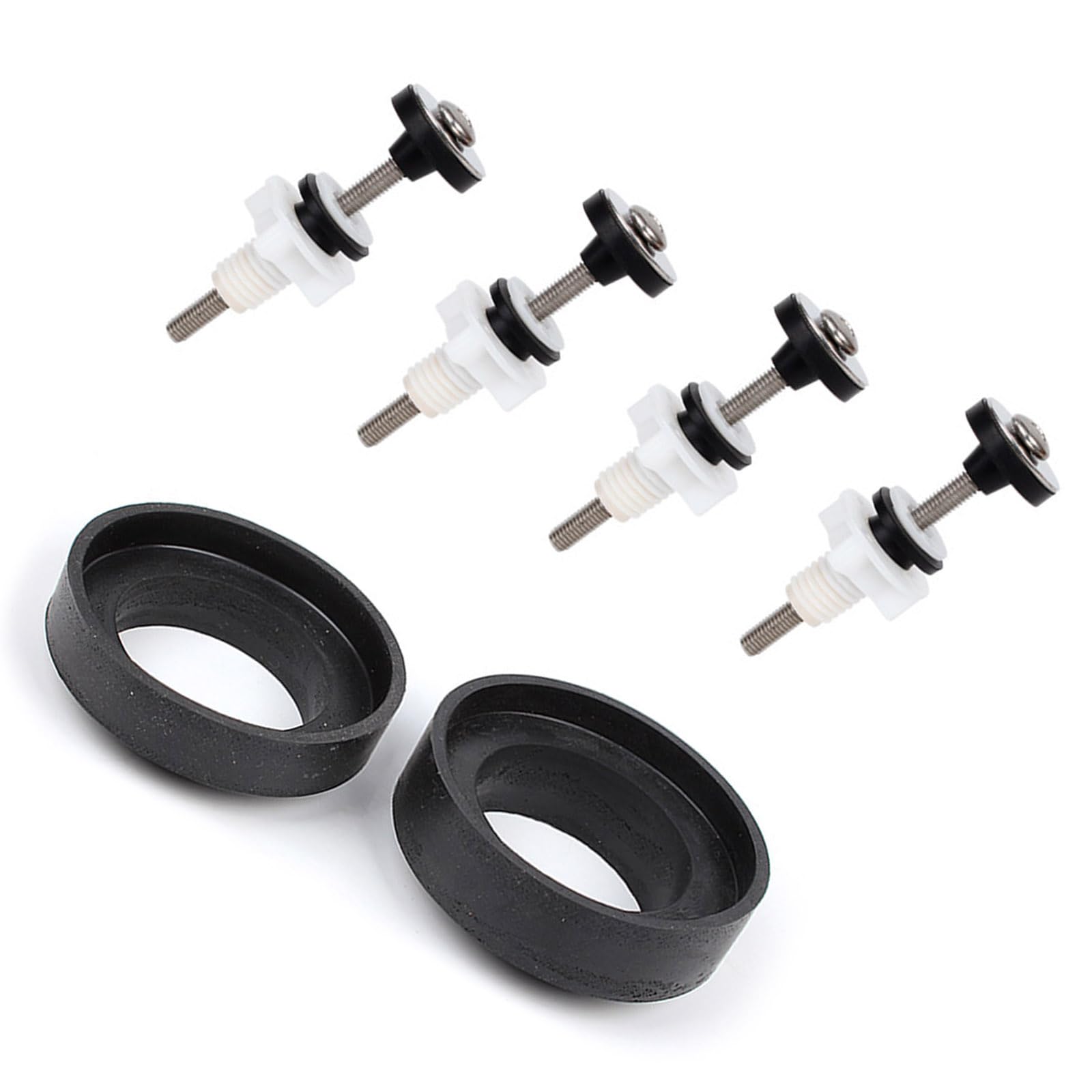 Hdoytxxm A Stable Toilet Pan Cistern Hardware Set Corrosion-Resistant Locking Bolts Secure Mounting Easy Installation Locking Nut