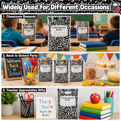 Bolsas de plástico para dulces que evitan roturas en fiestas de regreso a clases con 50 uds 6