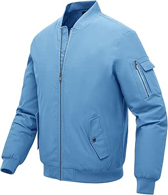 donhobo Herenjas, lichte overgangsjas, zomer, vrije tijd, bomberjack, volledige ritssluiting, outdoorjas, lente, herfst, windbreaker met ritssluiting, koffie, L donhobo Herenjas, lichte overgangsjas, zomer, vrije tijd, bomberjack, volledige ritssluiting, outdoorjas, lente, herfst, windbreaker met ritssluiting, koffie, L