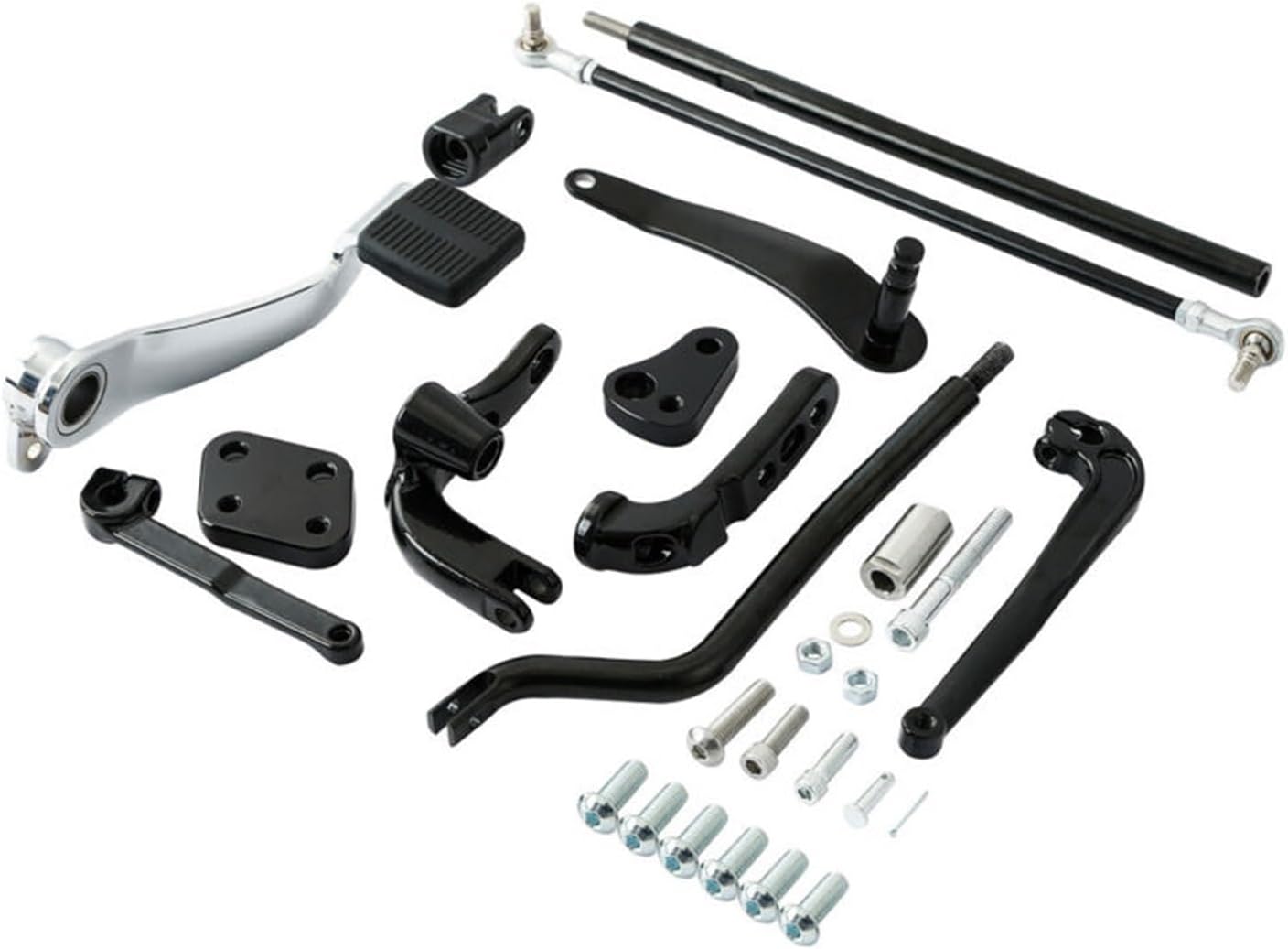 Motorcycle Reduced forward Control Adapter Kit Compatible With Harley 50700007 Dyna Street Bob Low Rider Super Glide FXDB FXDL Mid Controls