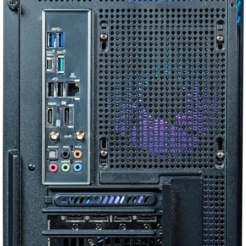 Image of ViprTech Overlord Wood Gaming PC - AMD Ryzen 7 (4.4Ghz Turbo), AMD Radeon RX 9060 8G, 16GB DDR4 RAM, 1TB SSD, 700W PSU, Black Walnut Case, RGB Keyboard Mouse, WiFi BT, Computer Tower Prebuilt