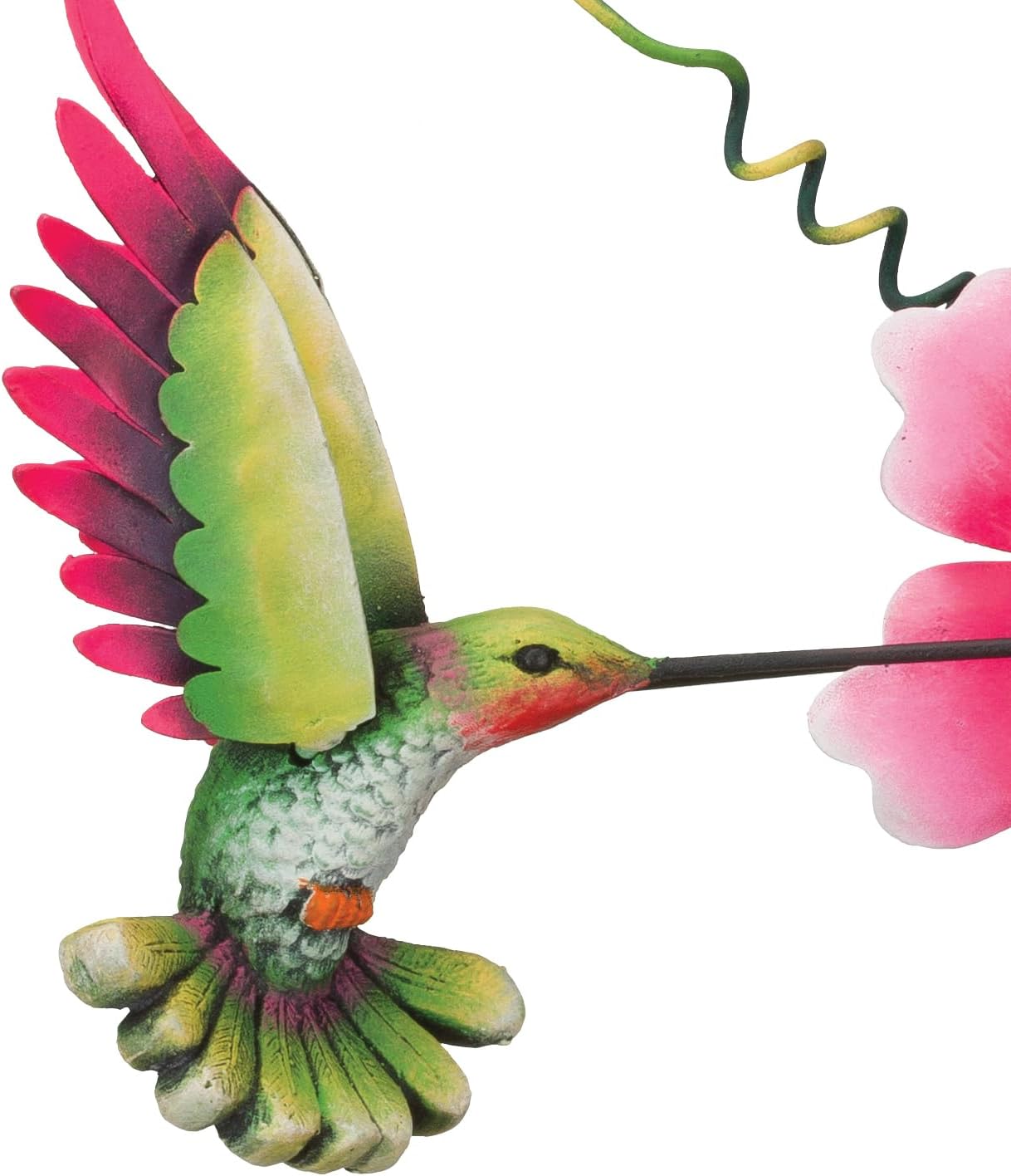 Regal Art & Gift Hummingbird Wall Décor, Metal Hanging Art, Decorative Outdoor Hummingbird Sculpture for Home and Garden, Nature Inspired, Bird-Themed, Multi, 8.5" L x 3" W x 10.25" H