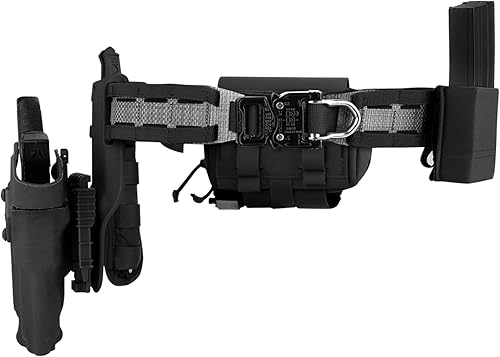 Miniatura 10 de PETAC GEAR Cinturón táctico de perfil bajo Molle Battle Cobra Belt de corte láser Tegris rígidos para pistola de tiro