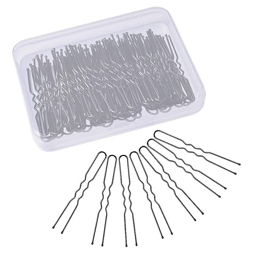 Miniatura 7 de IKOCO - Alfileres para el cabello en forma de U, 2.4 pulgadas para moños, bollos de ballet, bollos para mujer, con caja de almacenamiento