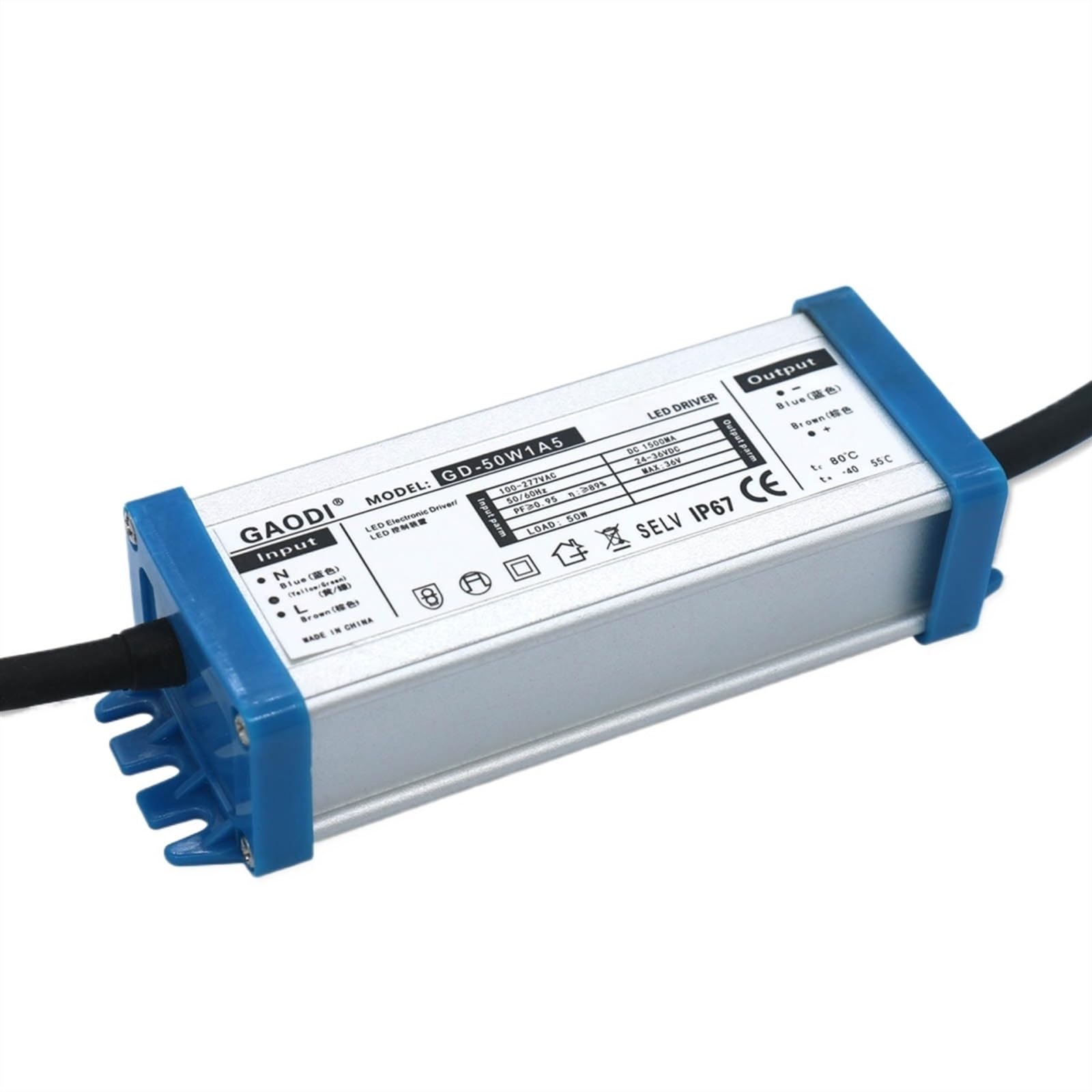 Wodoodporne oświetlenie AC 220 V do DC 24-36 V 50 W 100 W sterownik LED z przełączaniem prądu stałego 1500 mA 3000 mA zasilacz (100 W 3000 mA)