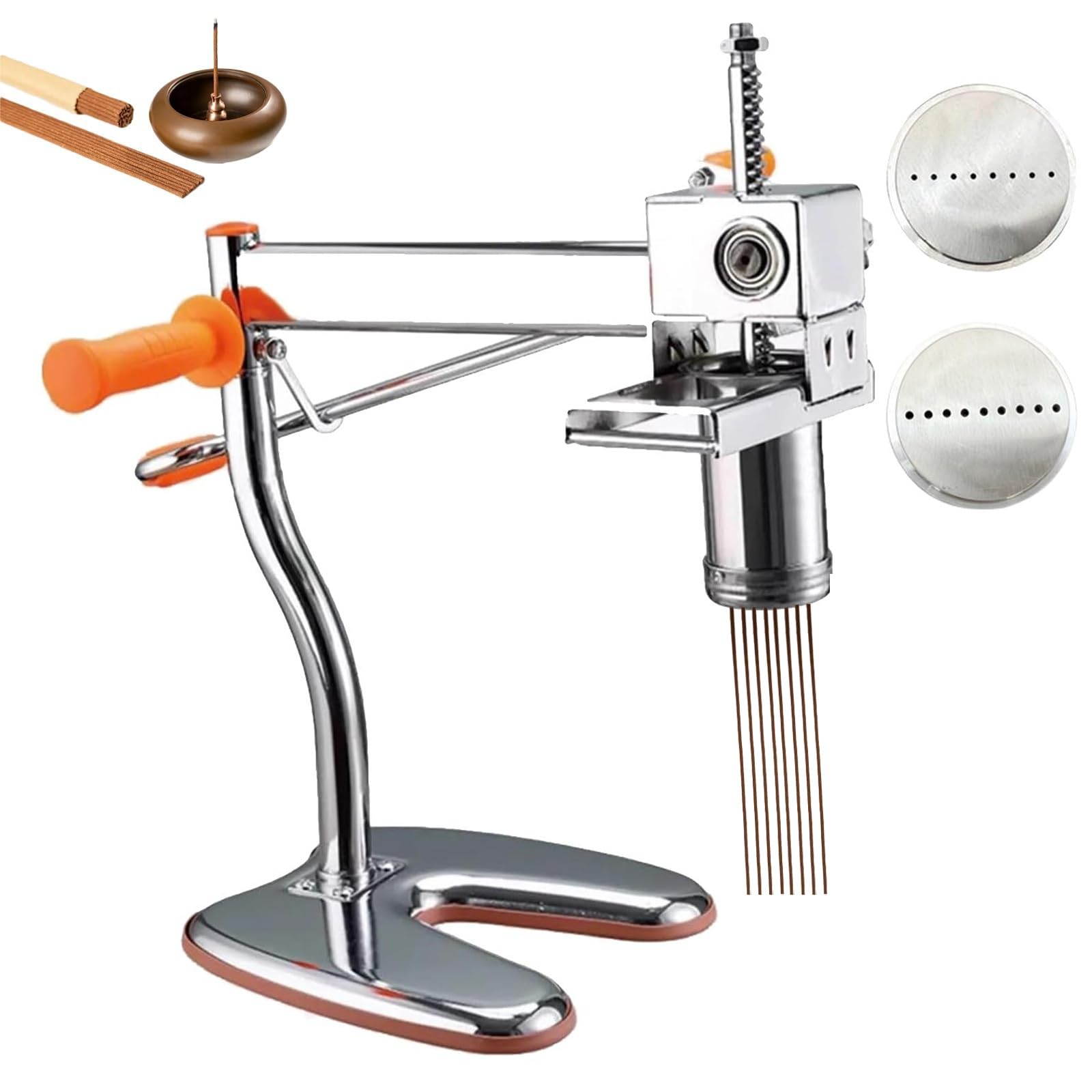 Macchina per la produzione di bastoncini di incenso fai da te, strumento versatile per creare bastoncini di incenso fatti a mano, include 2 stampi per creare facilmente bastoncini profumati a casa