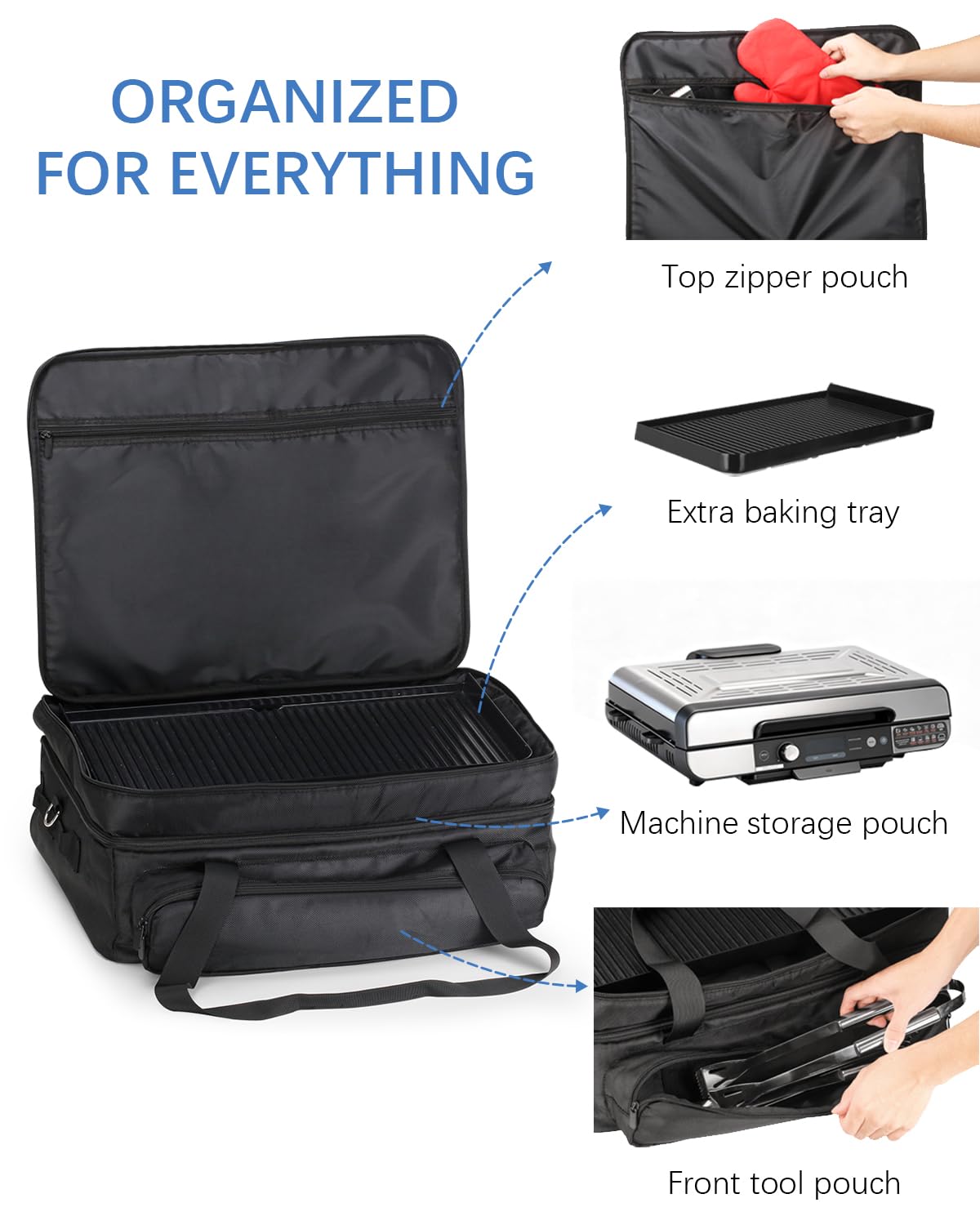 Amazon.com : Carrying Bag for Ninja Sizzle Pro XL Indoor Griddle