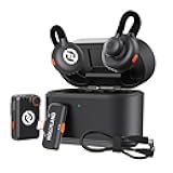 Hollyland Lark M2S Combo (Camera RX+USB-C RX+ Lightning Cable) Wireless Microphone for iPhone/Camera/Android/PC, Titanium Clip, Noise Cancelling, 30H Use, Vlog, Interview, Content Creation