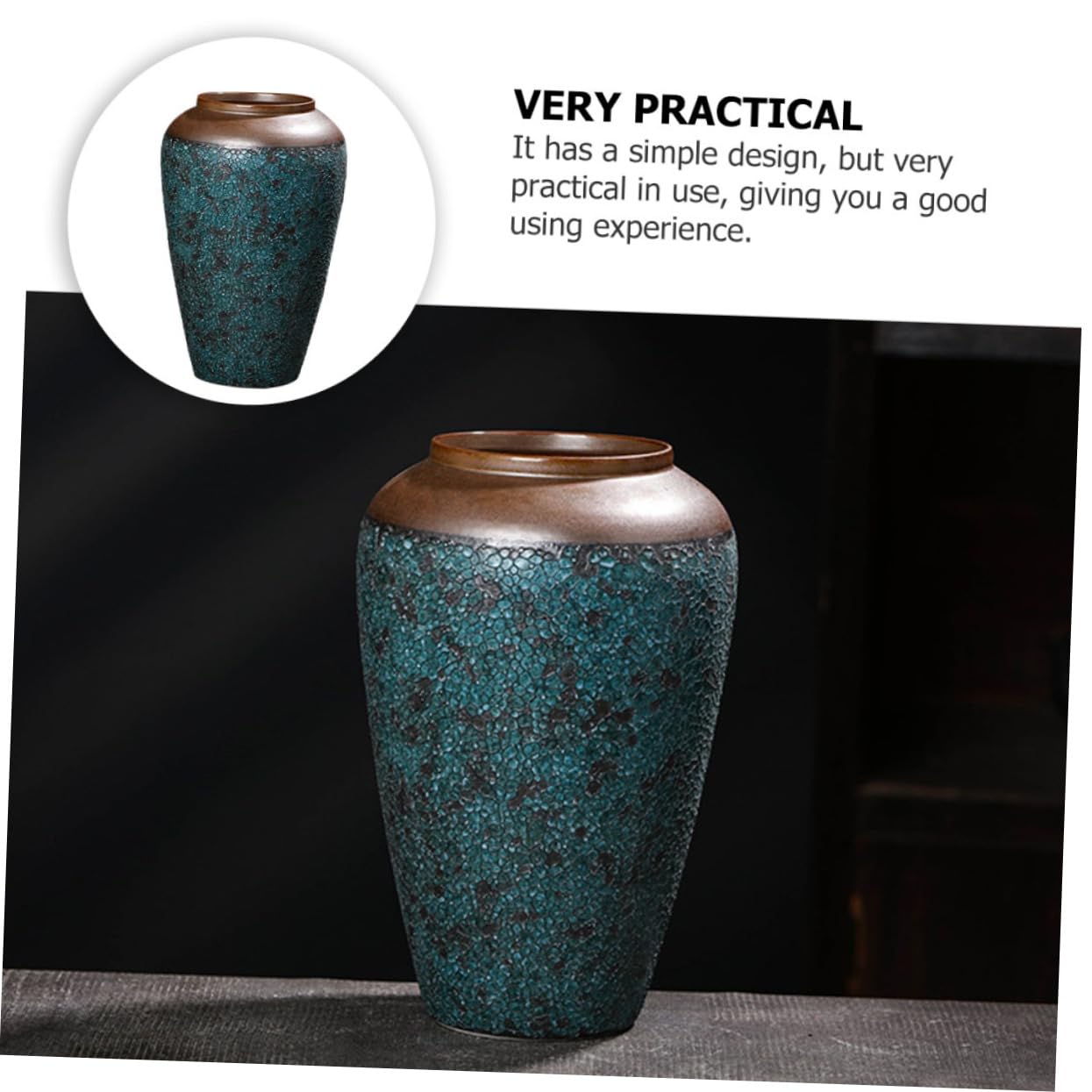 ABOOFAN Vaso in Ceramica Per Fiori Vaso Da Tavolo Per Casa Contenitore Decorativo Per Piante Design Semplice e Pratico