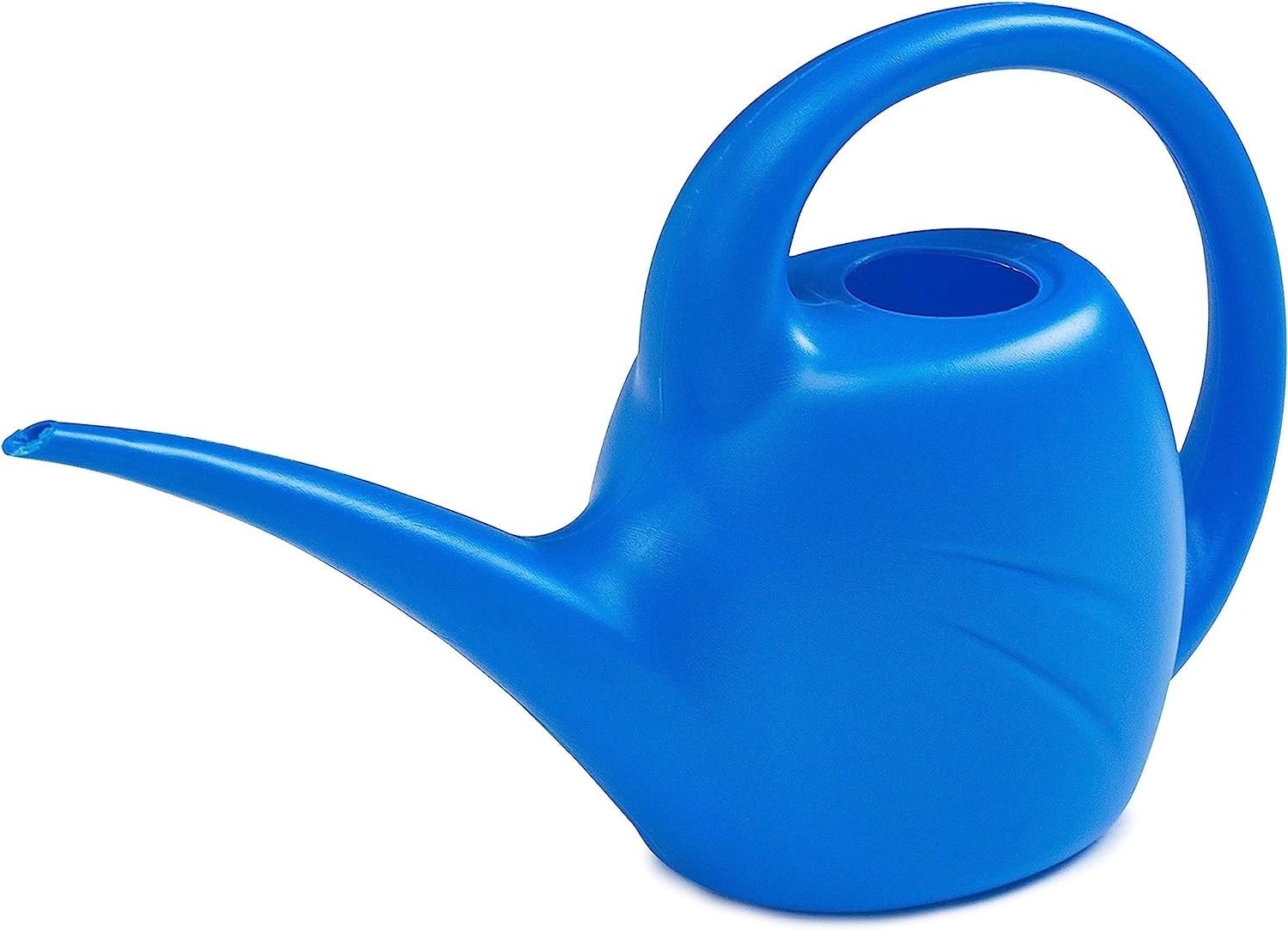 Fine Garden Indoor Outdoor Garden Watering Can - Detachable Sprinkler - Rose Head - Hydrate Water Can - Sprinkler - Wraparound Handle And Size (Blue, 1.5L)