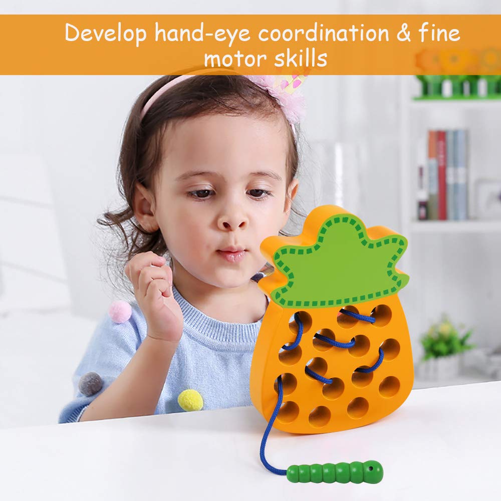 Buy BelleStyle Montessori Toys, Kids Threading Toy, Lacing Activities