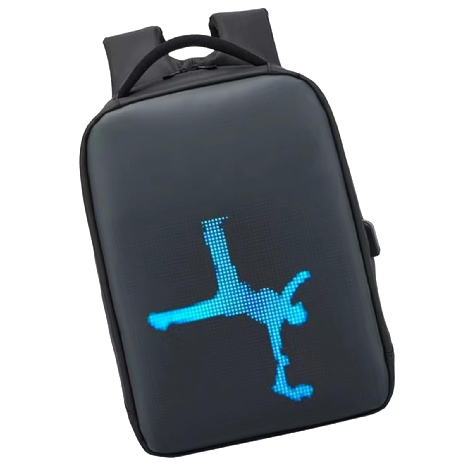 Tsmory Unisex As Shown In The Figure Led Display Backpack Programmable Panel High Brightness Screen Waterproof Large Capacity Ergonomic Design Usb Power App