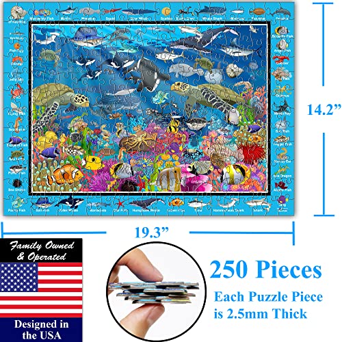 Think2Master QPZ-OCEAN-250 Life 250 Pieces Jigsaw Puzzle Fun Educational Toy thumb #4