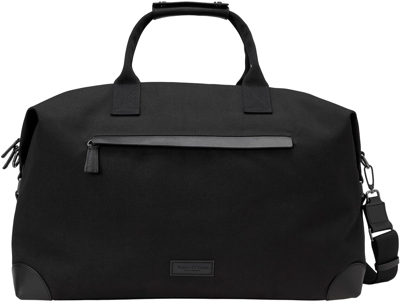 Marc OߴPolo Herren Umhängetasche mit Reißverschluss Weekender, Schwarz (Black), One Size