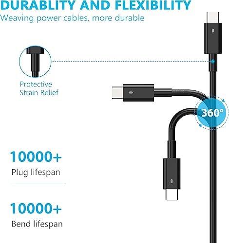 Miniatura 6 de Cargador de CA de 19.5V 3.34A 65W para Dell Latitude E6430 E6540 E7440 E7450 E6440, Inspiron N5110 N5010 N4110 N4010 5521 5520 5537 3521 3520 3531,