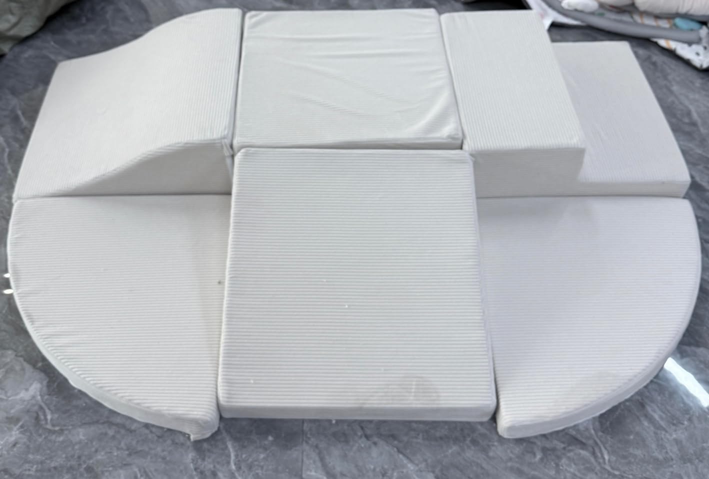 Climbing Blocks for Toddlers, 6-Piece Baby Foam Climbing Blocks, Indoor Playground Climbing Toys 01