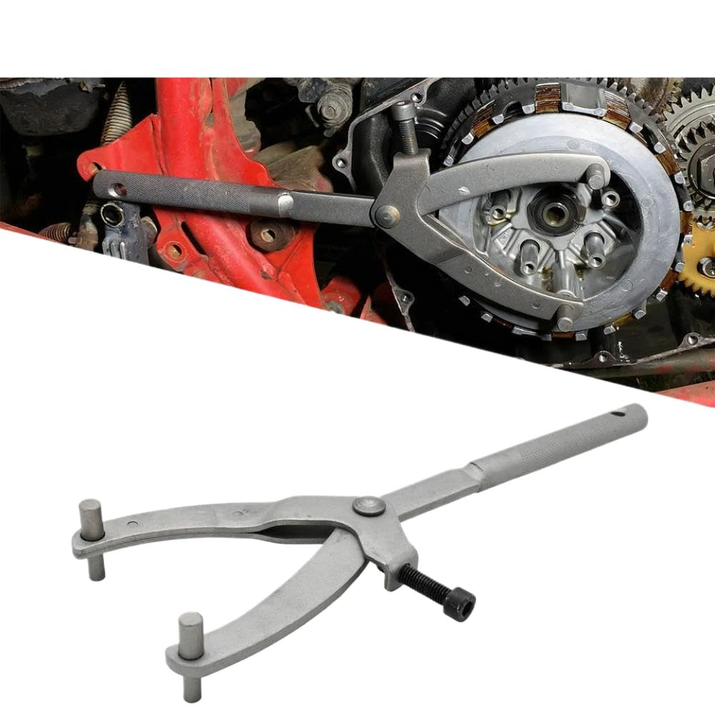 Utensile di Bloccaggio per Rimozione Volano Puleggia Corona Variatore Universale Compatibile con Moto Scooter ATV