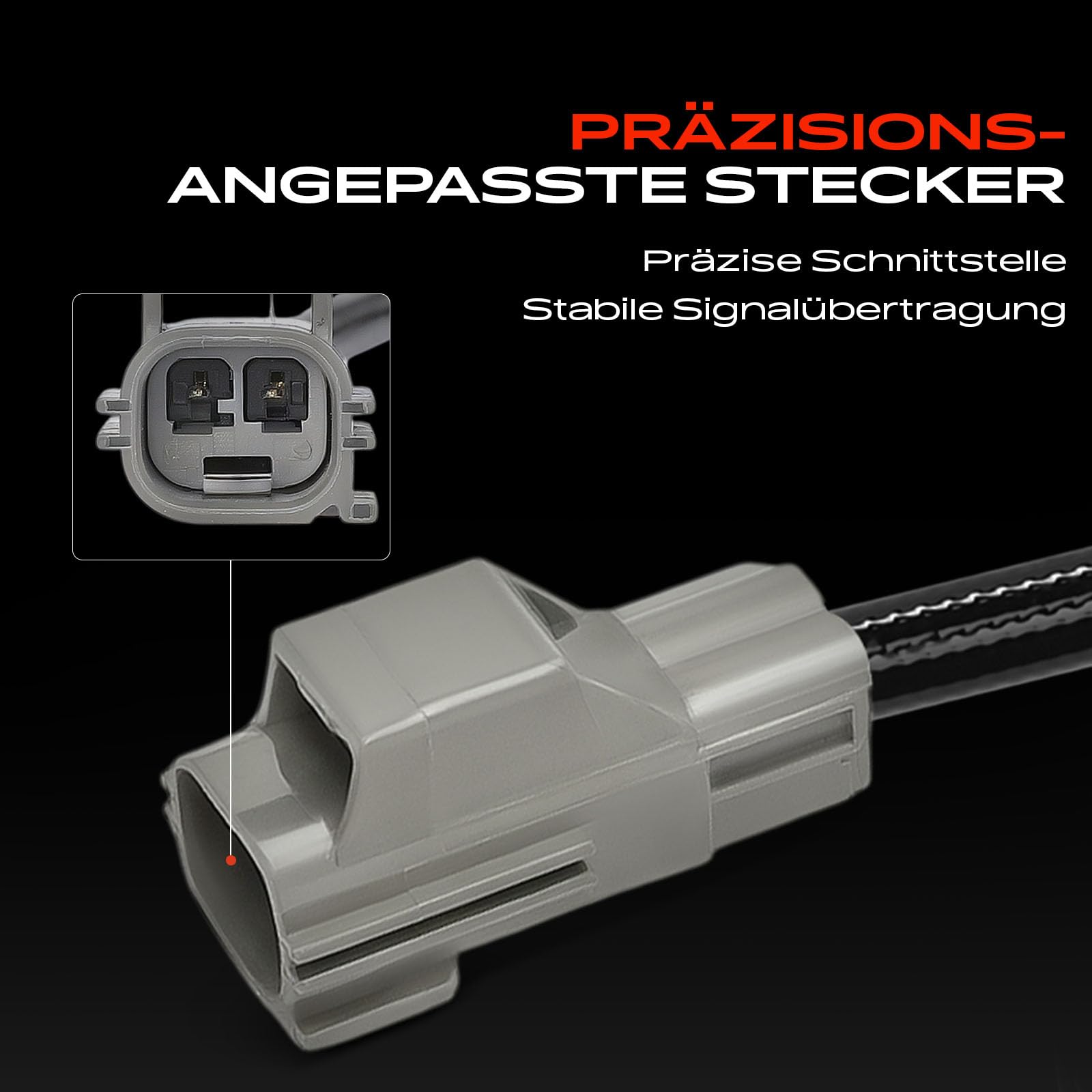 Frankberg Abgastemperatursensor Abgassensor Kompatibel mit Fiesta VI CB1 CCN Ecosport Focus III Turnier Galaxy WA6 B-Max JK C-Max II DXA/CB7 DXA/CEU Replace# 1681282