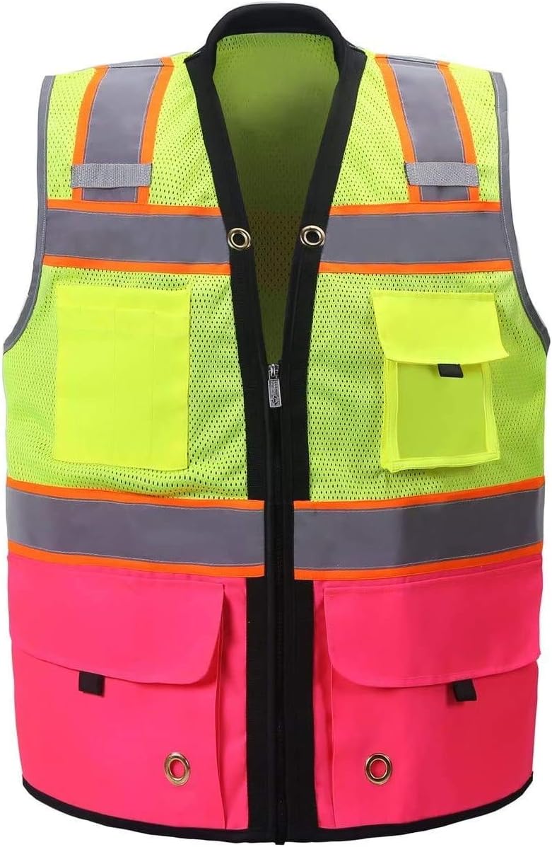 Shine Bright Safety Vest - High Visibility with Reflective Straps and Pockets – Premium, Soft, Durable, and Breathable