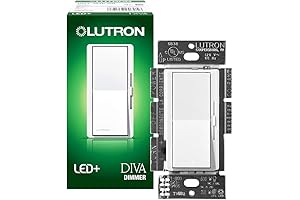 Lutron Diva LED+ Dimmer Switch - The Perfect Choice for Precise Lighting Control