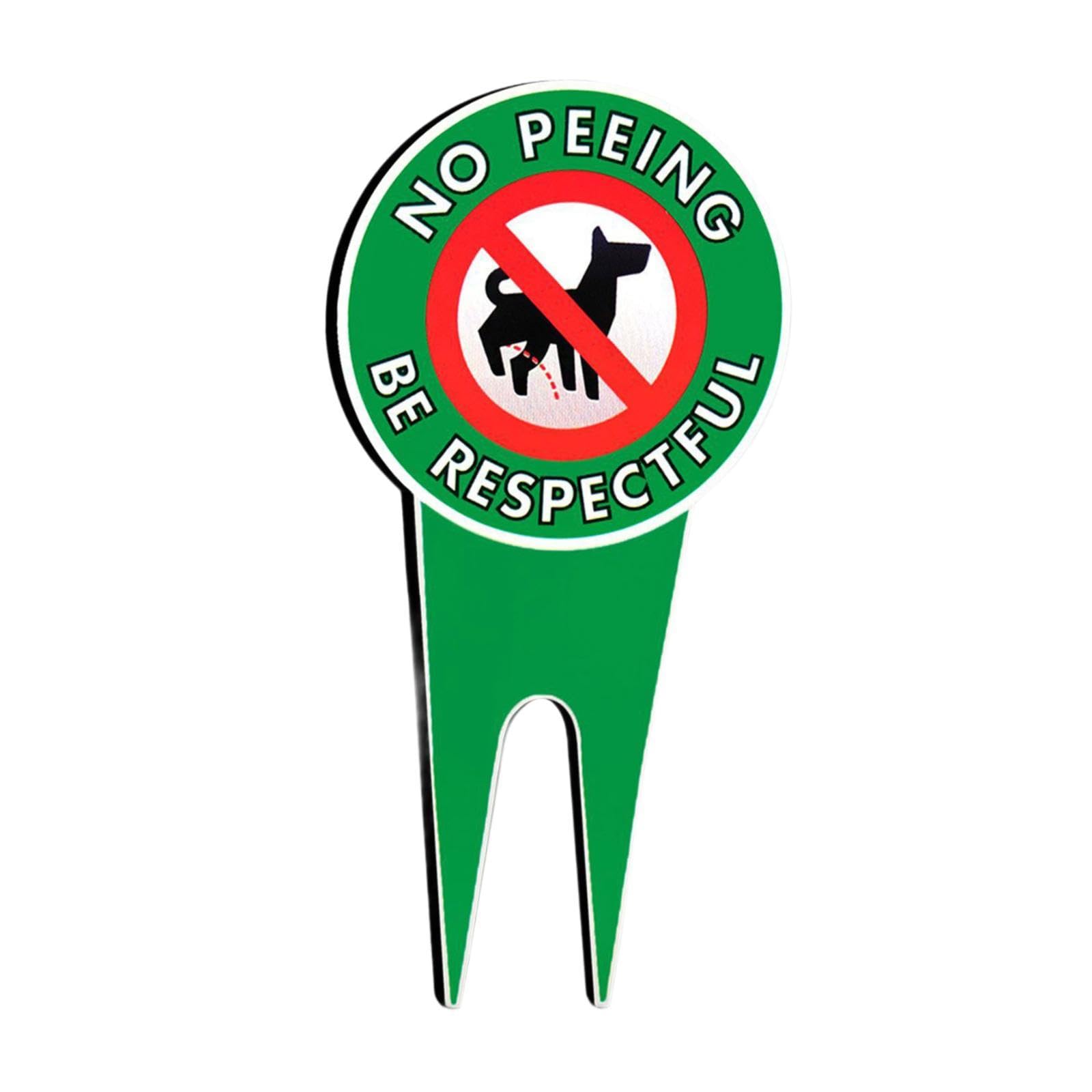Meadawgs® Dog No Peeing Sign with Stake Ground Insert Marker for Outdoor Backyard F|Home & Garden | Yard, Garden & Outdoor Living | Garden D?©cor |1x No Peeing Yard Sign-picture-19
